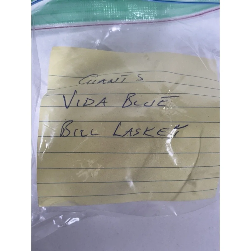 Vida Blue Bill Laskey Giants Signed Autograph‎ Diamond Official League Baseball